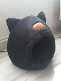 Panier cocoon pour chat - Maison douce, chaude et lavable